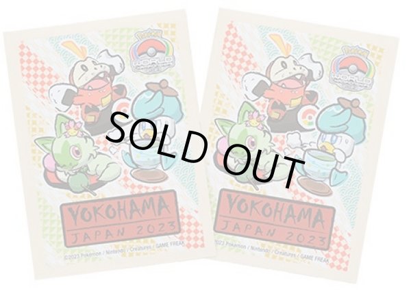 画像1: 【デッキシールド】WCS2023(ニャオハ＆ホゲータ＆クワッス)(64枚入) (1)