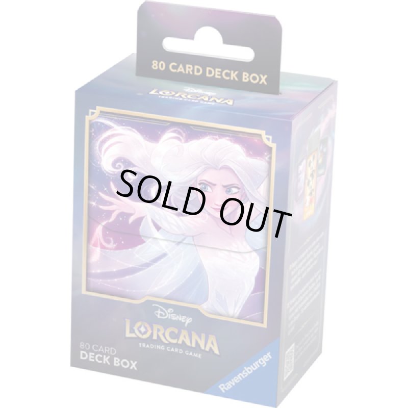 画像1: 【海外サプライ】Disney Lorcana deck box ELSA (1)
