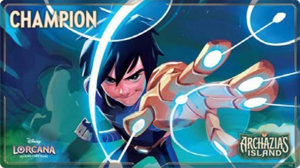 画像1: 【海外プレイマット】[LORCANA] "Hiro Hamada - Armor Designer" Champion Playmat (1)