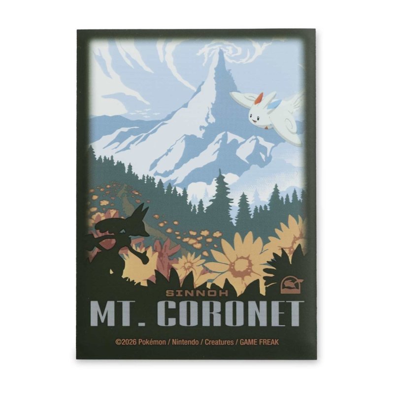 画像1: 【海外スリーブ】Sinnoh Explore Pokemon Premium Card Sleeves (65 Sleeves) (1)