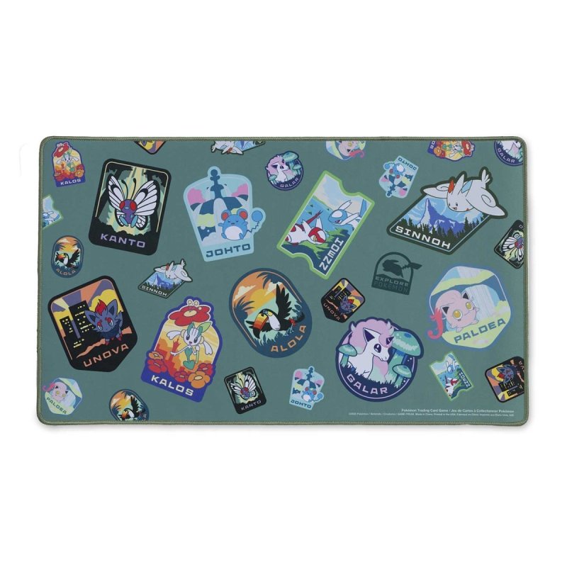 画像1: 【海外プレイマット】Explore Pokemon Premium Playmat (1)