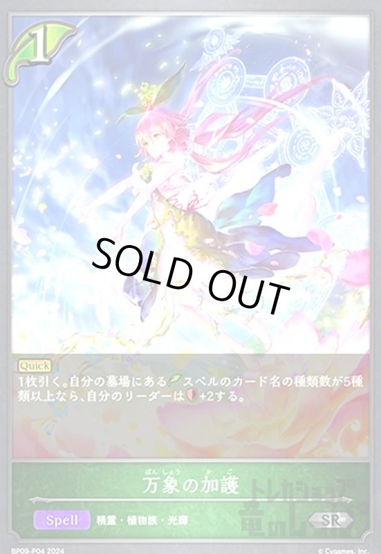 画像1: 万象の加護(SR/プレミアム)(BP09-P04) (1)