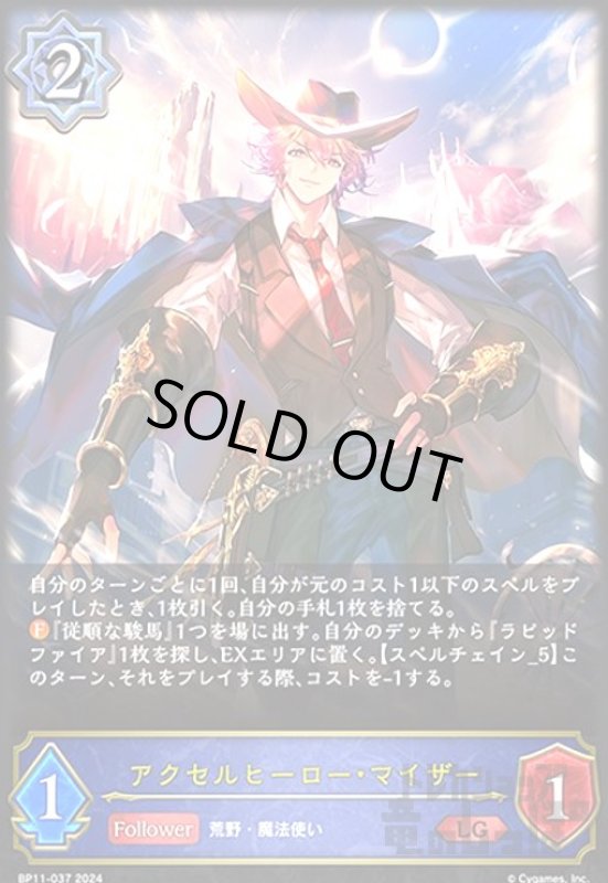 画像1: アクセルヒーロー・マイザー(LG)(BP11-037) (1)