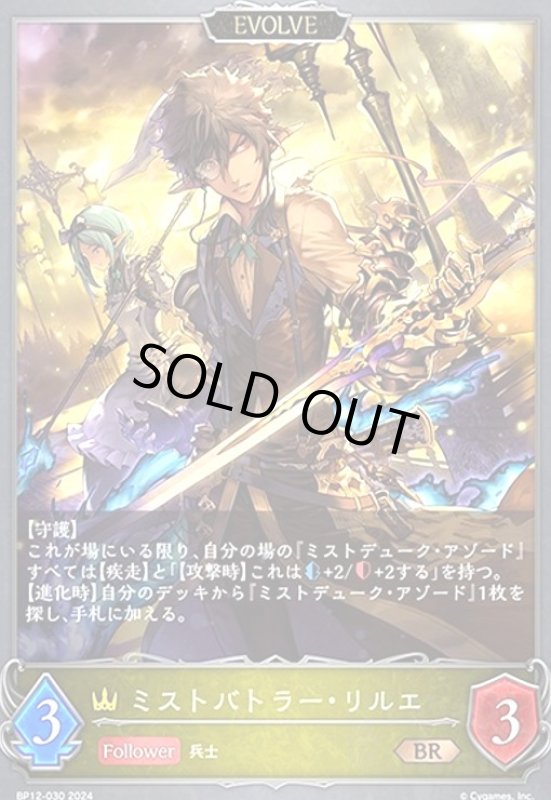 画像1: ミストバトラー・リルエ(EVOLVE)(BR)(BP12-030) (1)