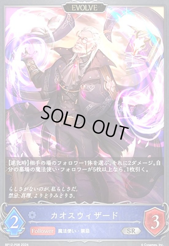 画像1: カオスウィザード(EVOLVE)(SR/プレミアム)(BP12-P08) (1)