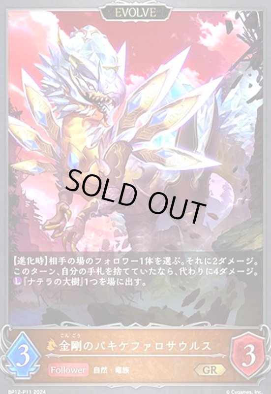 画像1: 金剛のパキケファロサウルス(EVOLVE)(GR/プレミアム)(BP12-P11) (1)