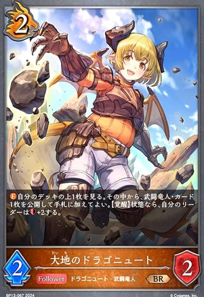 画像1: 大地のドラゴニュート(BR)(BP13-067) (1)