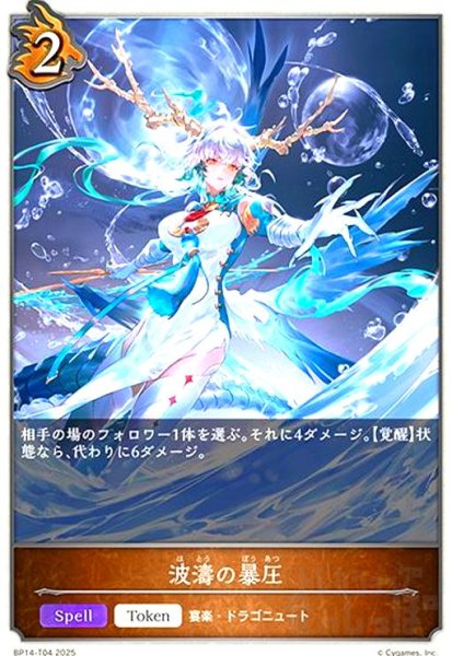 画像1: 波濤の暴圧(トークン)(BP14-T04) (1)