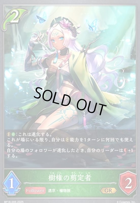 画像1: 樹権の剪定者(GR)(BP18-005) (1)