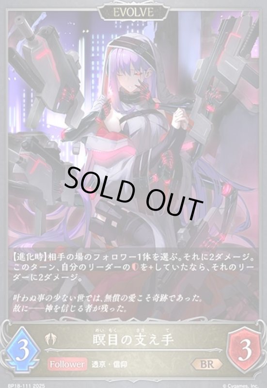 画像1: 瞑目の支え手(EVOLVE)(BR)(BP18-111) (1)