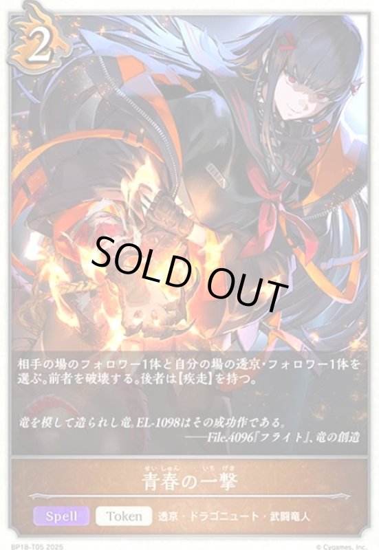 画像1: 青春の一撃(BP18-T05) (1)