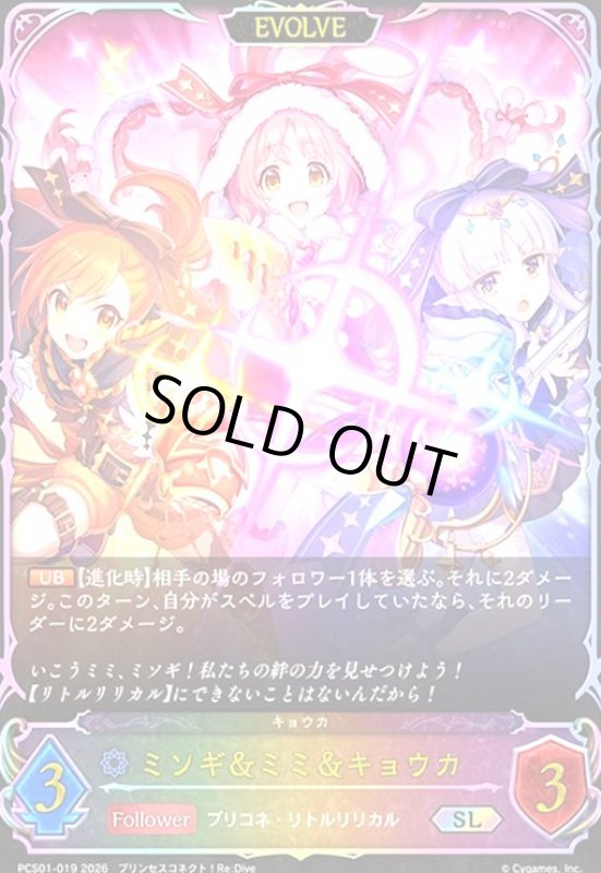 画像1: ミソギ&ミミ&キョウカ(EVOLEV)(SL)(PCS01-019) (1)