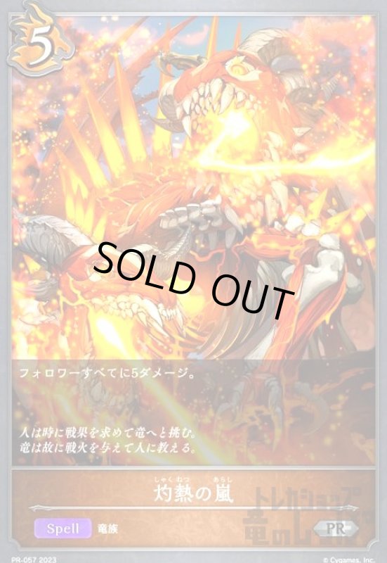 画像1: 灼熱の嵐【プロモ】【PR-057】 (1)