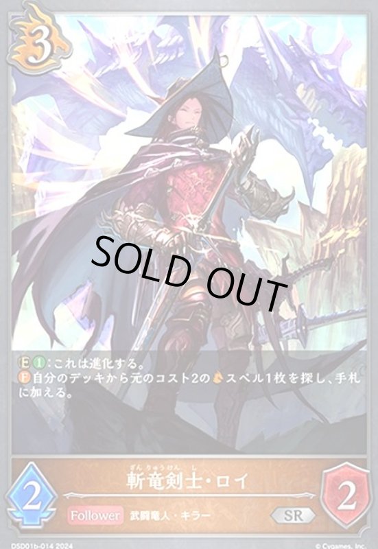 画像1: 斬竜剣士・ロイ(SR)(DSD01b-014) (1)