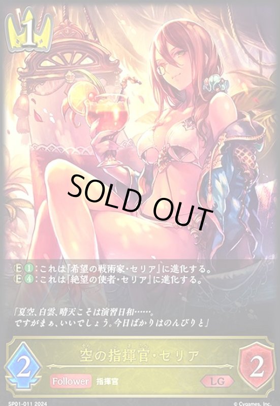 画像1: ★特価★空の指揮官・セリア(LG)(SP01-011) (1)