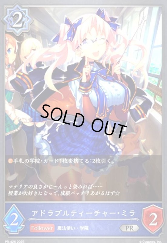 画像1: アドラブルティーチャー・ミラ(PR)(PR-426) (1)