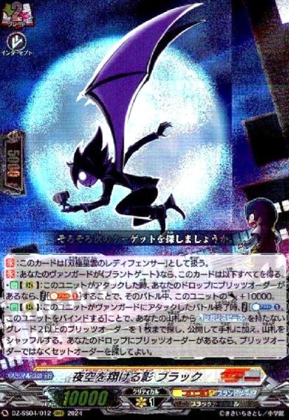 画像1: 夜空を翔ける影 ブラック(RRR)(DZ-SS04/012) (1)