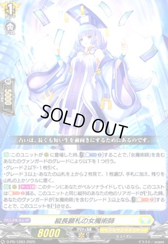 画像1: 縦長顕札の女魔術師(PR)(D-PR/1283) (1)
