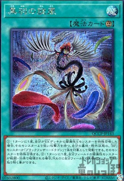 画像1: 黒羽の旋風(シークレット)(QCCP-JP143) (1)