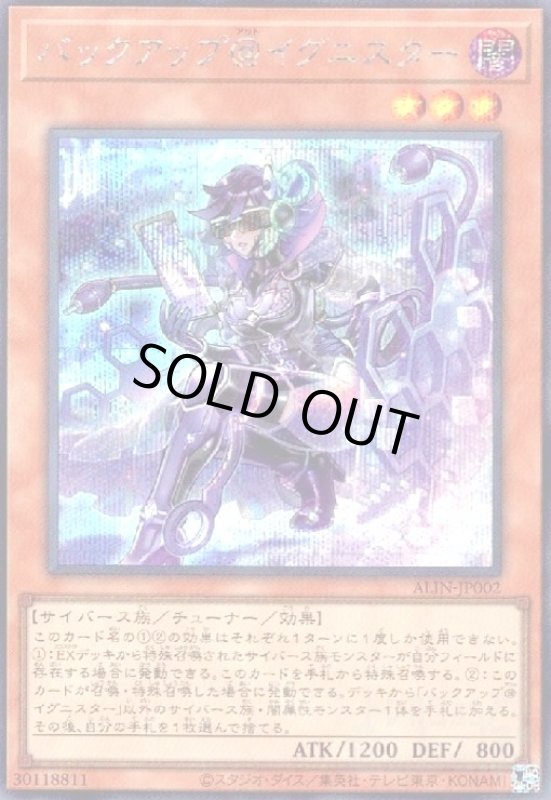 画像1: バックアップ@イグニスター(シークレット) (1)