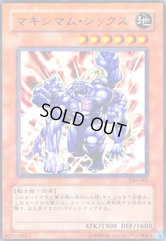 画像1: マキシマムシックス(ウルトラ) (1)