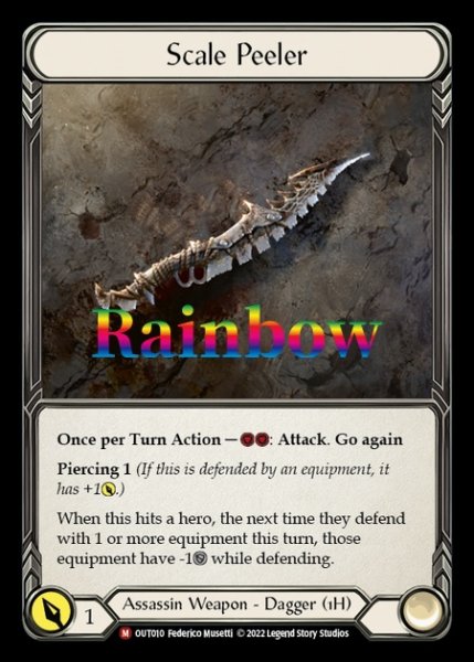 画像1: Scale Peeler(M)(OUT010)(Rainbow) (1)