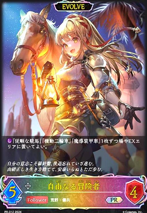 自由なる冒険者 プロモ 進化前×3 進化後×1 自由なる冒険者 プロモ 進化前×3 進化後×1